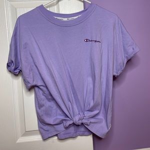 Champion Purple Shirt with tie